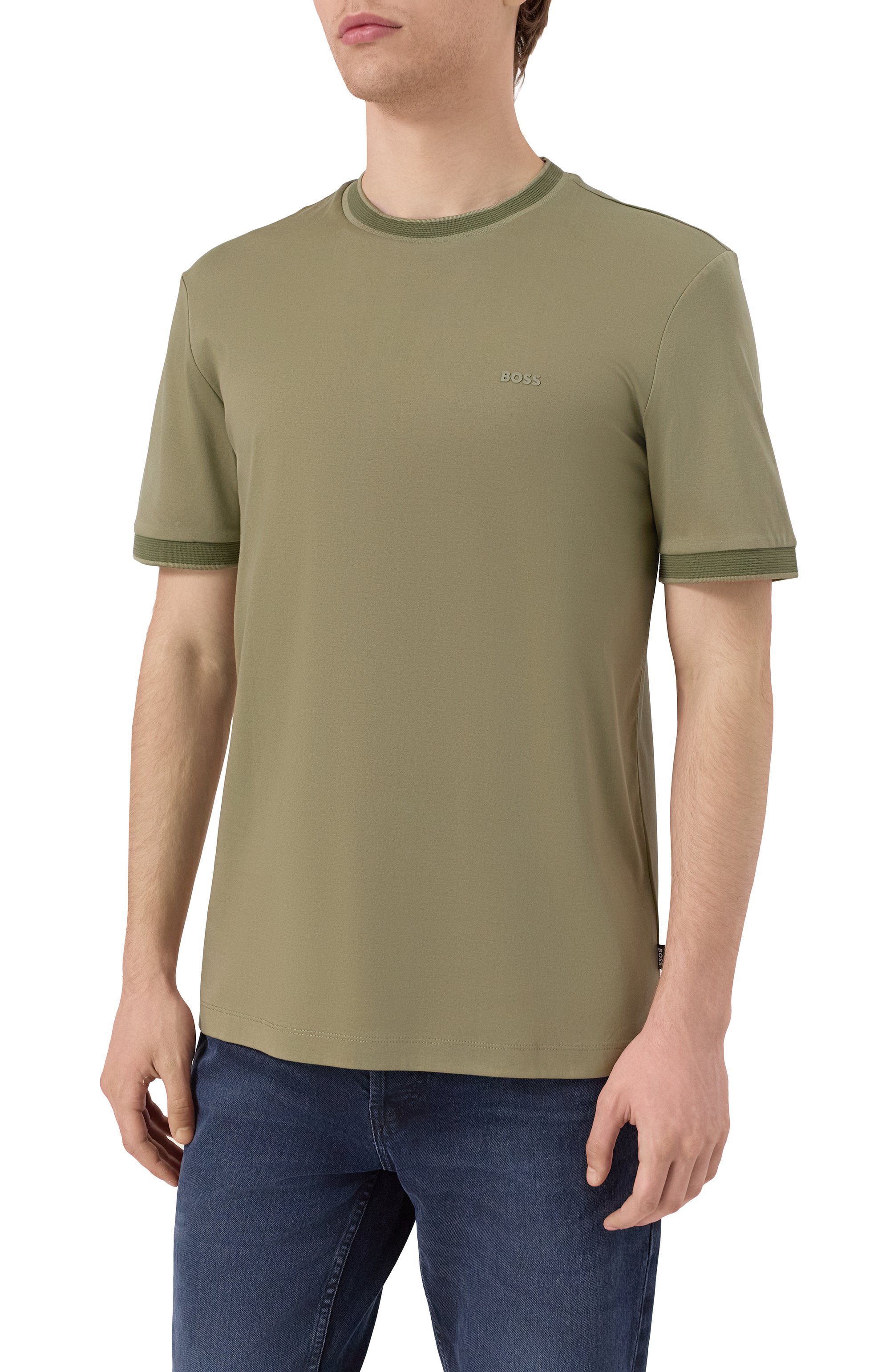 Хлопковая футболка BOSS, арт. 50543858, фото 3