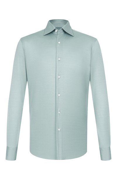 Мужская хлопковая сорочка MVST, арт. SLIM/GABRIELLE/R0UND/1628-JERSEY (INTERL0CK)