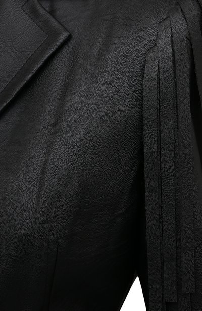 Платье из экокожи PHILOSOPHY DI LORENZO SERAFINI черного цвета по цене 108000 руб., арт. V0604/740, фото 5 Платье из экокожи PHILOSOPHY DI LORENZO SERAFINI, арт. V0604/740, фото 5