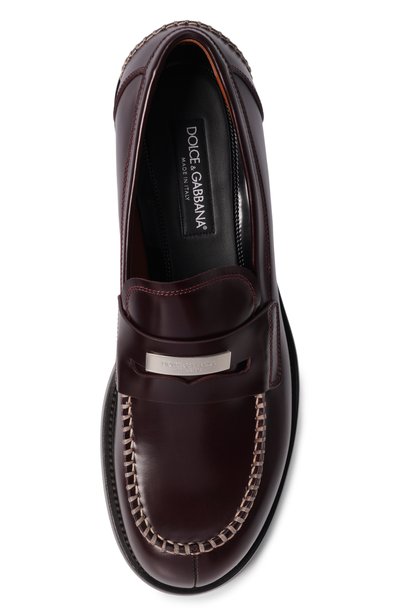 Кожаные пенни-лоферы perugino DOLCE & GABBANA, арт. A30291/A0780, фото 5