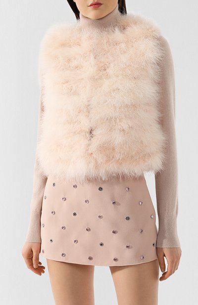 Жилет с перьевой отделкой REDVALENTINO, арт. RR3CMA00/XXA, фото 3