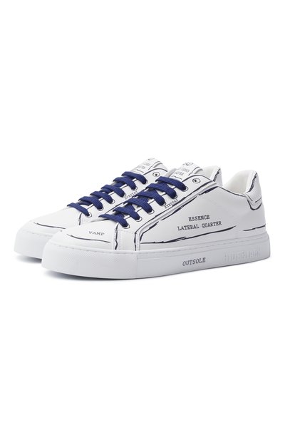 Мужские кожаные кеды essence HIDE AND JACK, арт. ESERLACSWHT