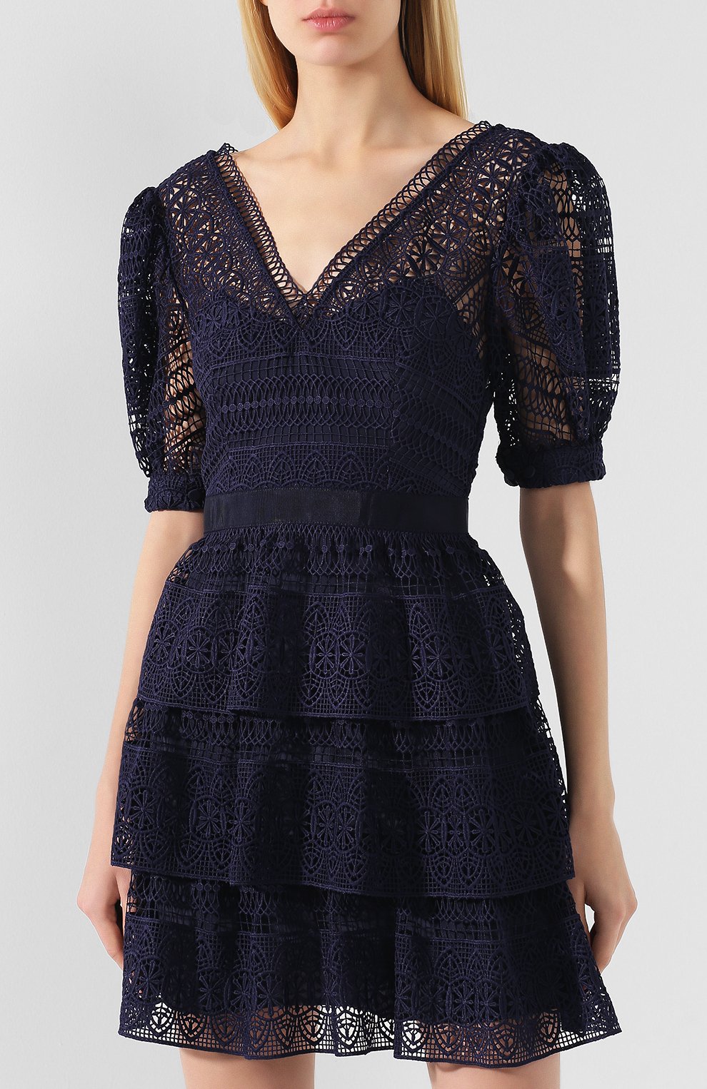 Кружевное мини-платье SELF-PORTRAIT, арт. SP20-068, фото 3