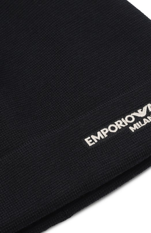 Шерстяная шапка Emporio Armani EM002715/AF18241 Синий  EM002715/AF18241 Фото 3