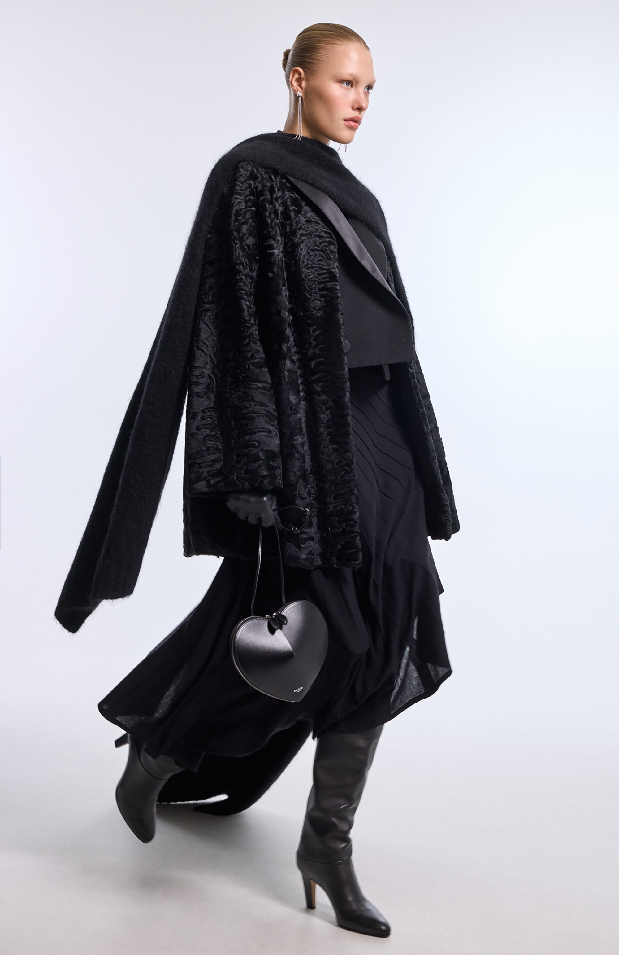 Кожаные ботфорты eve 85 CHLOÉ, арт. CHC24A03PMF, фото 7