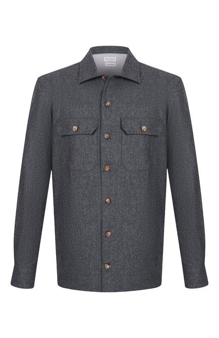 Мужская шерстяная рубашка BRUNELLO CUCINELLI, арт. M038P0720