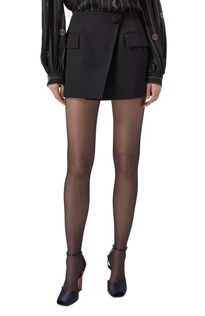 Шерстяная юбка BALMAIN, арт. EF0LA515/WC09, фото 3