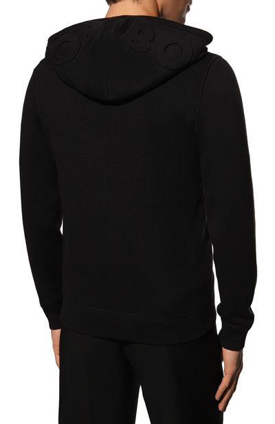 Худи из хлопка и шерсти BOSS, арт. 50482648, фото 4