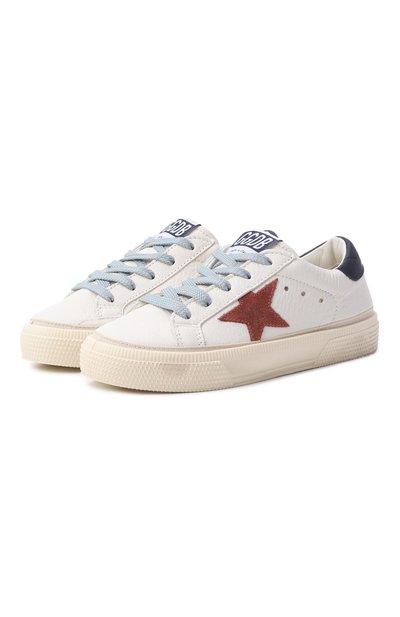Кожаные кеды may GOLDEN GOOSE DELUXE BRAND, арт. GYF01033.F008061.10575