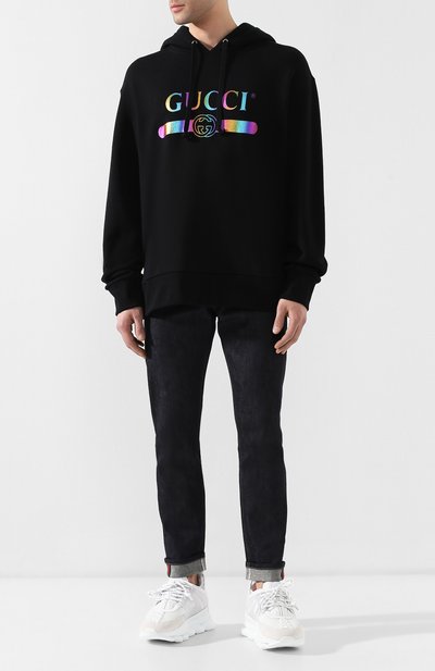 Хлопковое худи GUCCI, арт. 475374/XJAPA, фото 2