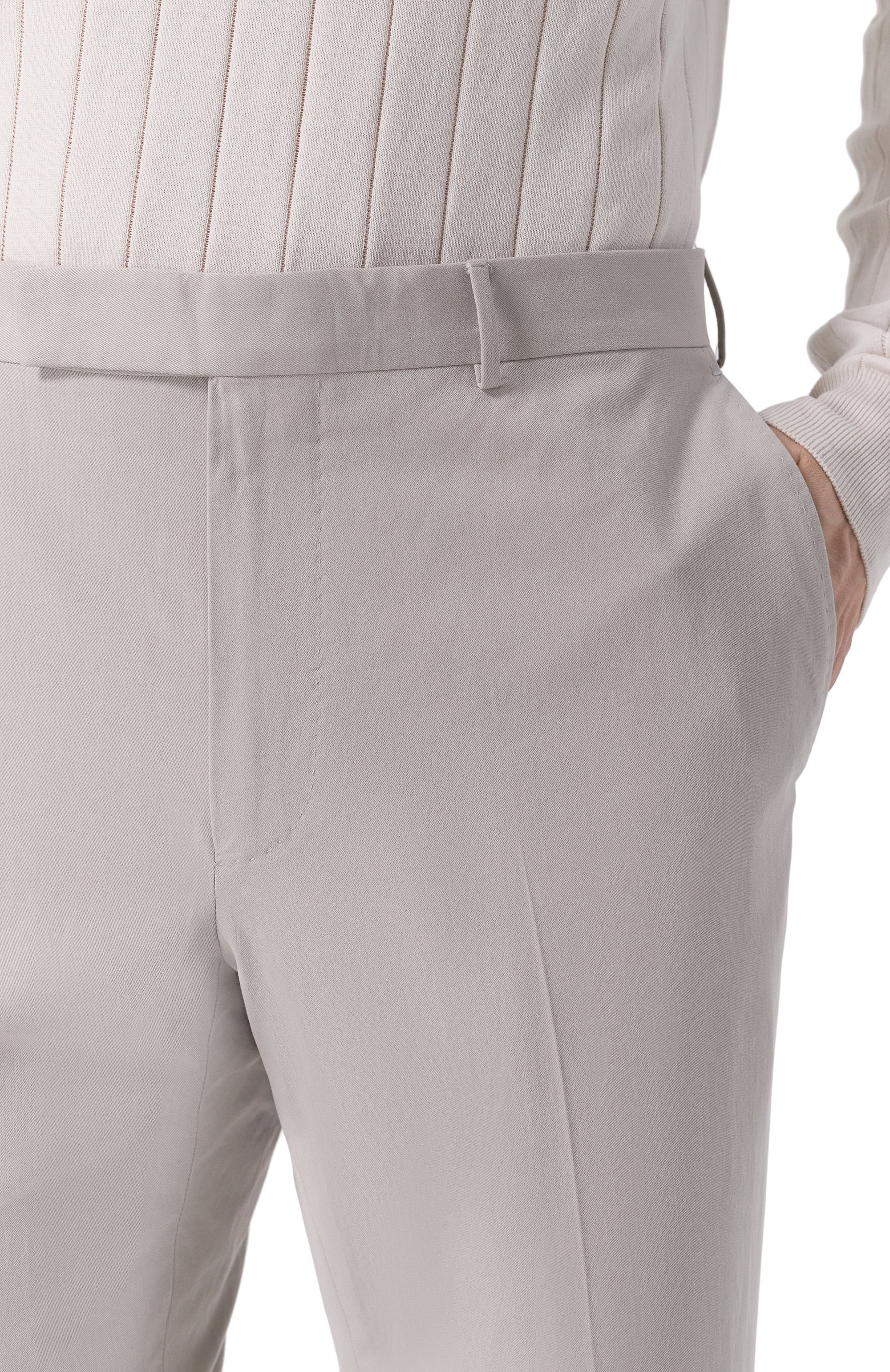 Хлопковые брюки ZEGNA, арт. 729F03A7/77TB12, фото 5