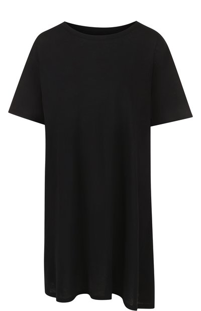 Женская однотонная хлопковая футболка свободного кроя YOHJI YAMAMOTO, арт. FE-T54-005