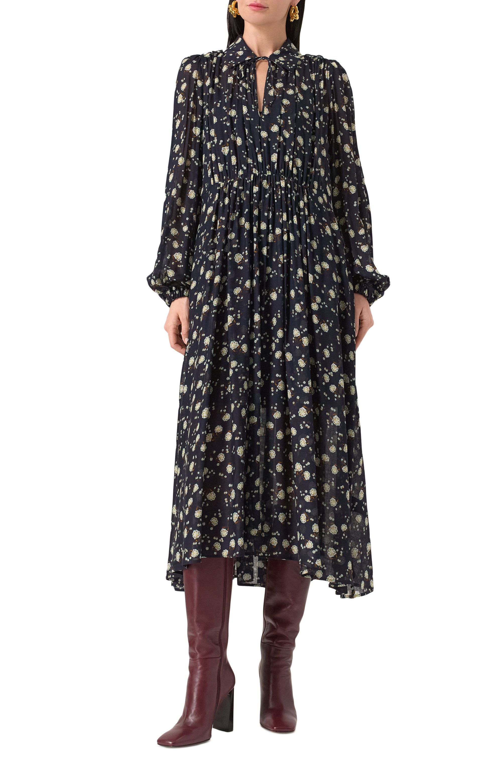 Платье из вискозы и шерсти DOROTHEE SCHUMACHER, арт. 846404, фото 3