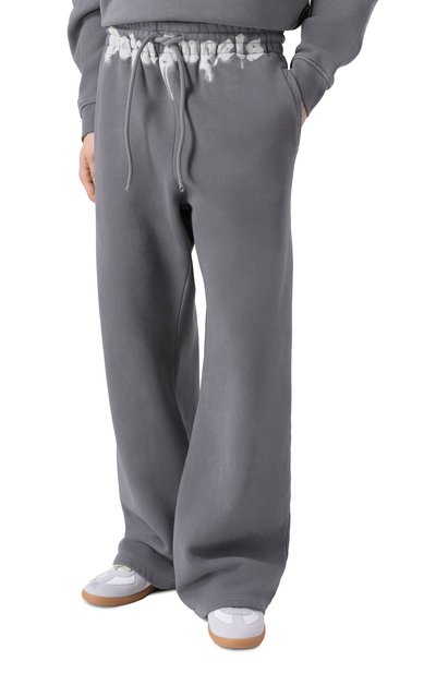 Хлопковые брюки PALM ANGELS, арт. PMCH028F25FLE001, фото 3