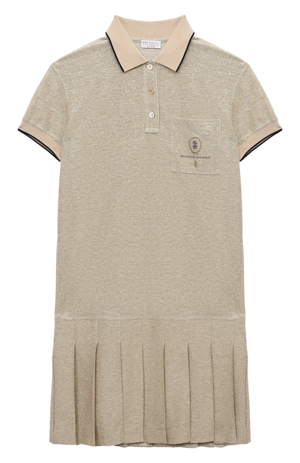 Платье изо льна и хлопка BRUNELLO CUCINELLI, арт. BL947A013C, фото 1