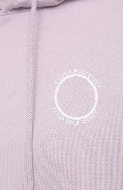 Хлопковое худи STELLA MCCARTNEY сиреневого цвета по цене 59950 руб., арт. 601846/SMP83, фото 5 Хлопковое худи STELLA MCCARTNEY, арт. 601846/SMP83, фото 5