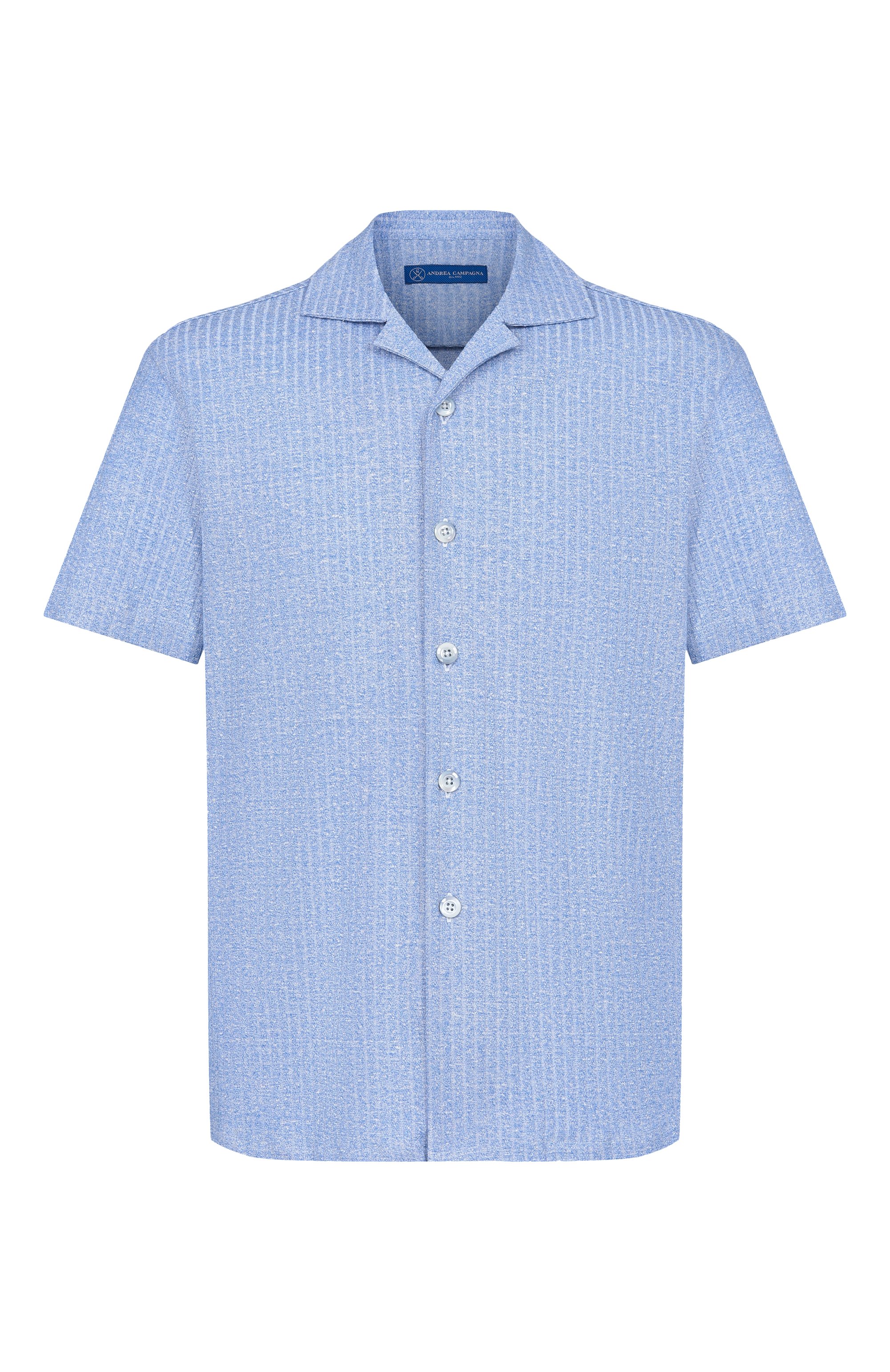Рубашка изо льна и хлопка ANDREA CAMPAGNA, арт. HAVANA SHIRT/EE131, фото 1