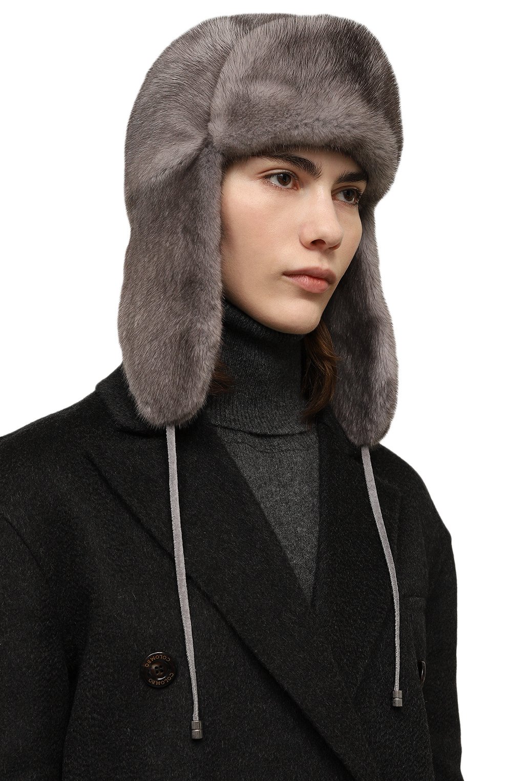 Меховая шапка-ушанка из норки VICTORIA KUSENKOVA, арт. 090600010094, фото 2