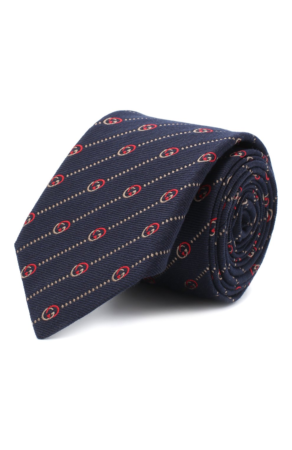 Галстук из шелка и шерсти GUCCI, арт. 624059/4E609, фото 1