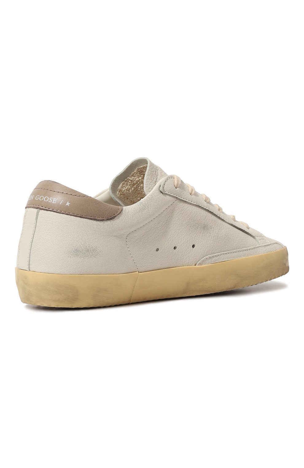 Кожаные кеды superstar GOLDEN GOOSE DELUXE BRAND, арт. GWF00101.F004065, фото 5