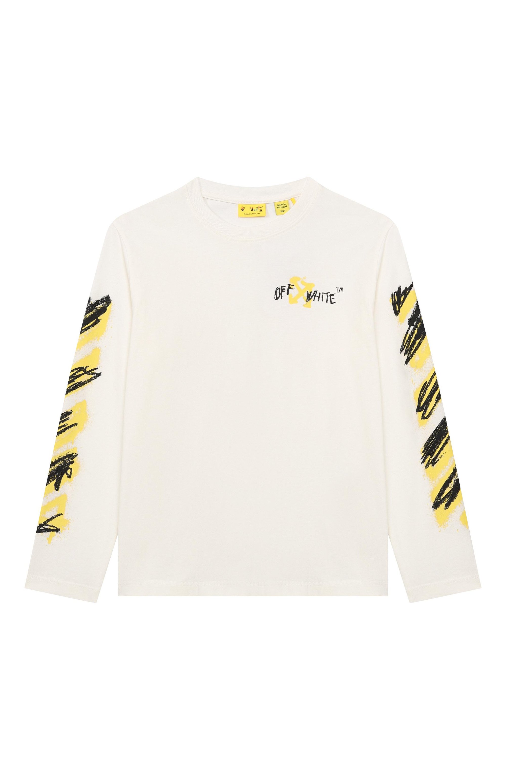 Хлопковый лонгслив OFF-WHITE, арт. 0BAB001S26JER002_001, фото 1