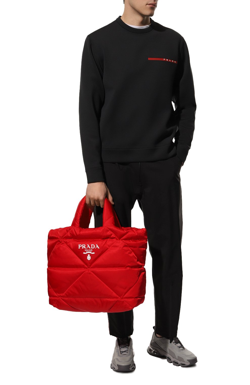 Текстильная сумка-тоут PRADA, арт. 2VG082-2DXR-F0011-OOO, фото 7