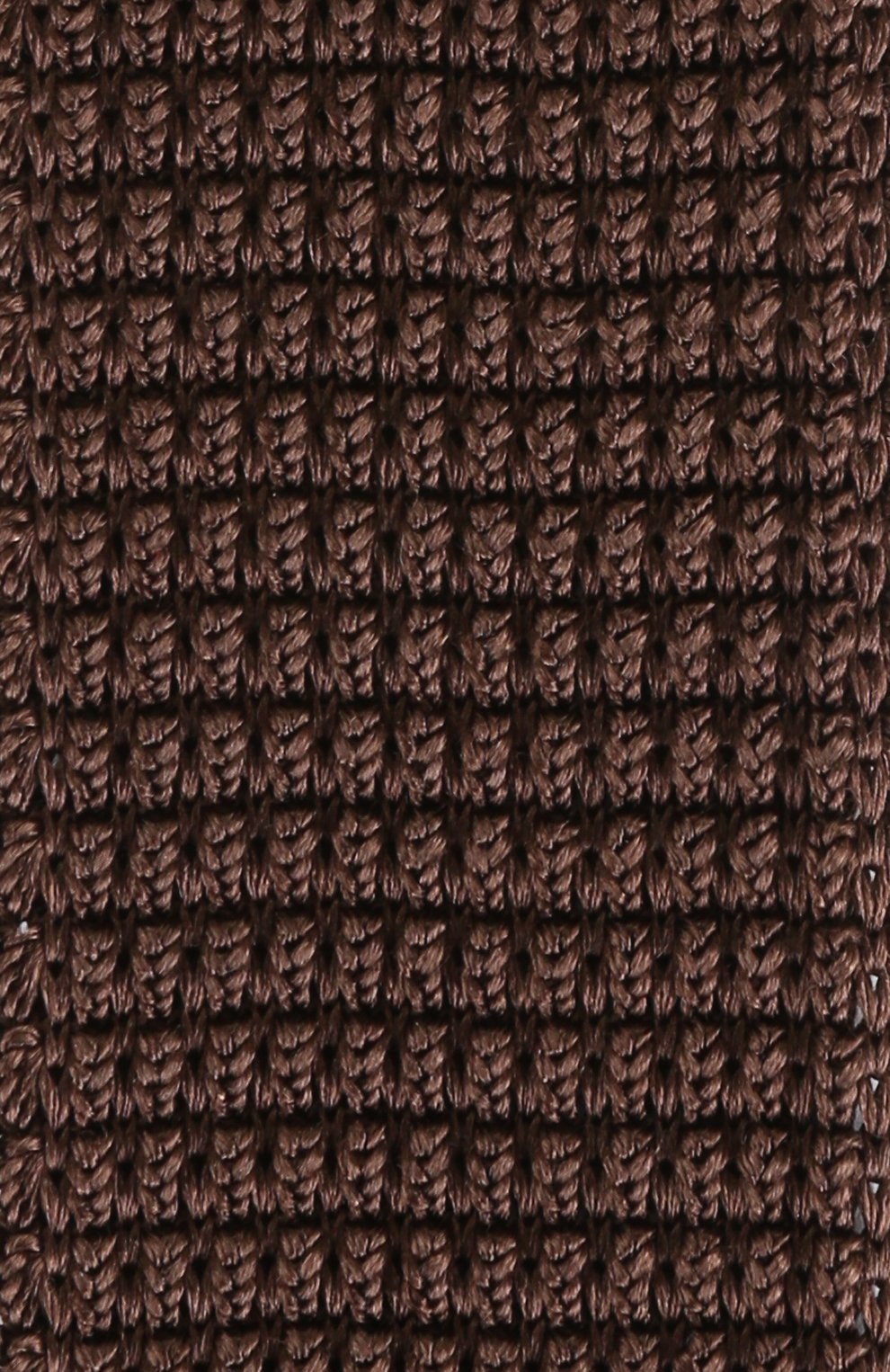 Шелковый вязаный галстук LANVIN коричневого цвета по цене 14350 руб., арт. 1990/TIE, фото 3 Шелковый вязаный галстук LANVIN, арт. 1990/TIE, фото 3