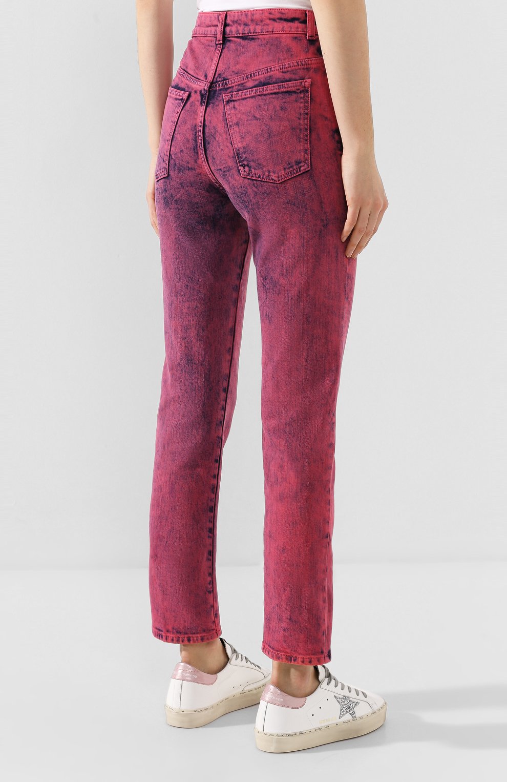 Джинсы STELLA MCCARTNEY розового цвета по цене 56350 руб., арт. 600318/SNH61, фото 4 Джинсы STELLA MCCARTNEY, арт. 600318/SNH61, фото 4