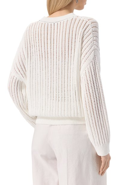 Хлопковый свитер BRUNELLO CUCINELLI, арт. MSB581800, фото 4