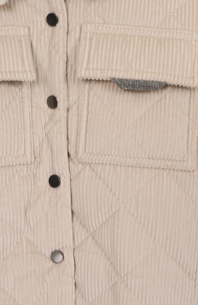 Вельветовая куртка-рубашка BRUNELLO CUCINELLI, арт. BB0230602A, фото 3