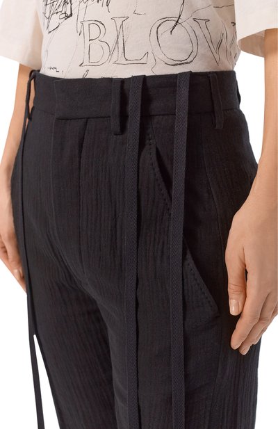 Хлопковые брюки ANN DEMEULEMEESTER, арт. B0010192/FA718, фото 5