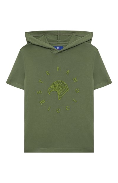 Хлопковая футболка STEFANO RICCI JUNIOR, арт. YNH4101030/LUXT