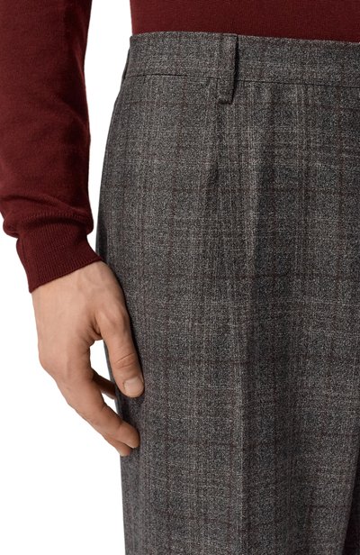 Шерстяные брюки CORNELIANI темно-серого цвета по цене 65250 руб., арт. 284H39/2A17362, фото 5 Шерстяные брюки CORNELIANI, арт. 284H39/2A17362, фото 5