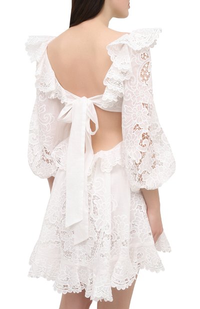 Хлопковое платье ZIMMERMANN, арт. 9340DLLU, фото 4