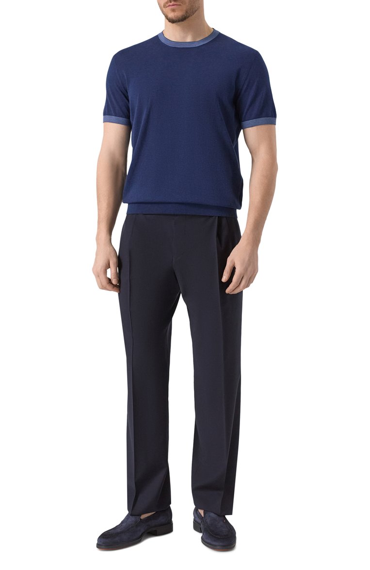 Джемпер из хлопка и шелка CORNELIANI, арт. 25M520-2525102, фото 1