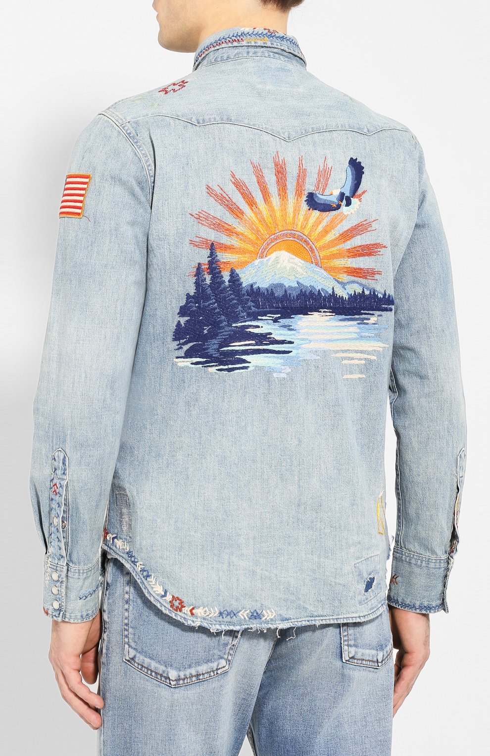 Джинсовая рубашка POLO RALPH LAUREN, арт. 710786275, фото 4
