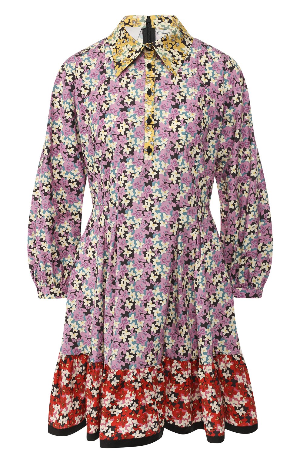 Хлопковое платье VALENTINO разноцветного цвета по цене 255500 руб., арт. RB3VAL154FW, фото 1 Хлопковое платье VALENTINO, арт. RB3VAL154FW, фото 1