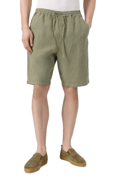 Льняные шорты 120% LINO, арт. 32ALIM29CM/0253/000, фото 3
