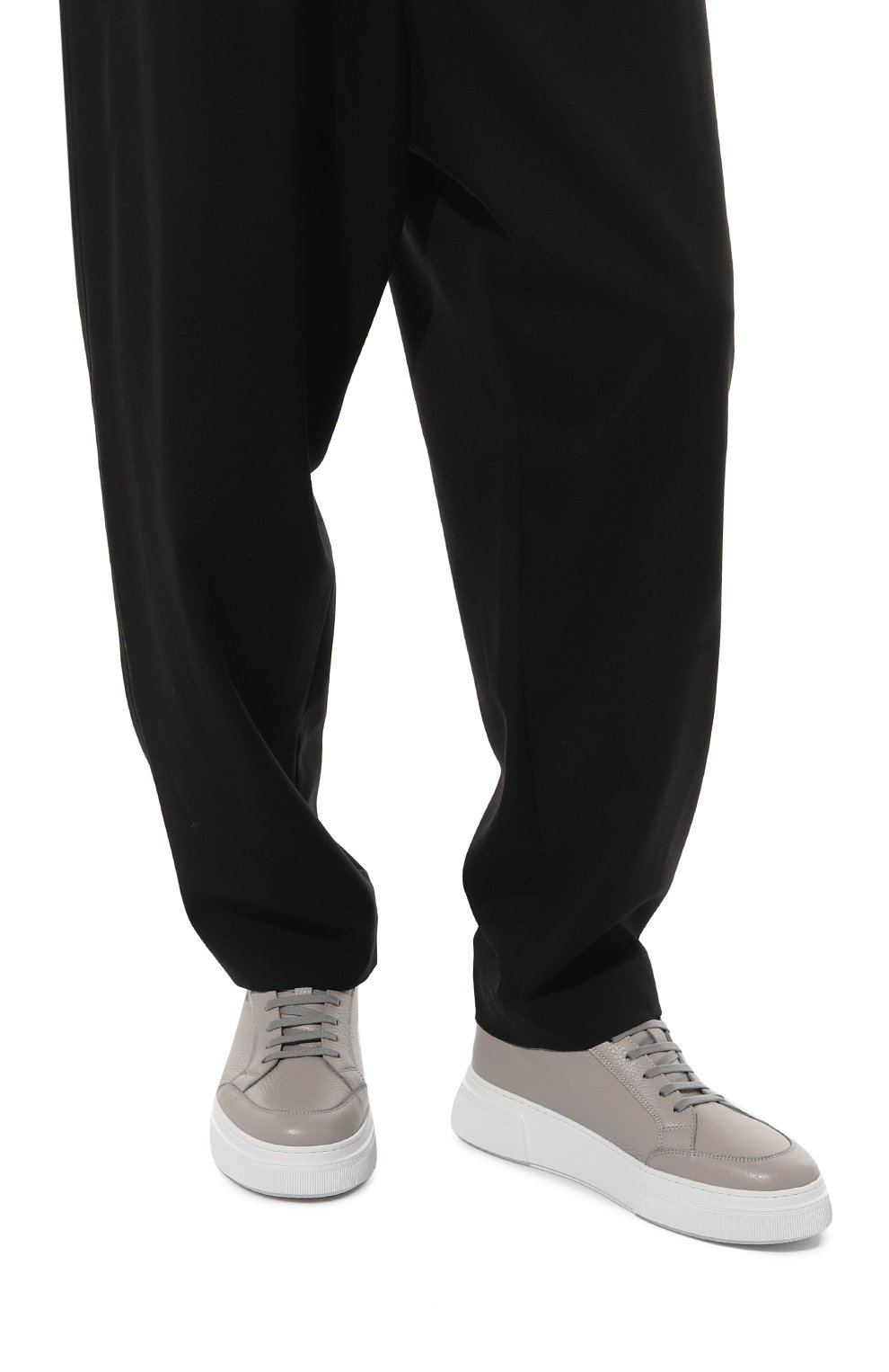 Кожаные кеды GIORGIO ARMANI, арт. X2X177/XN914, фото 3