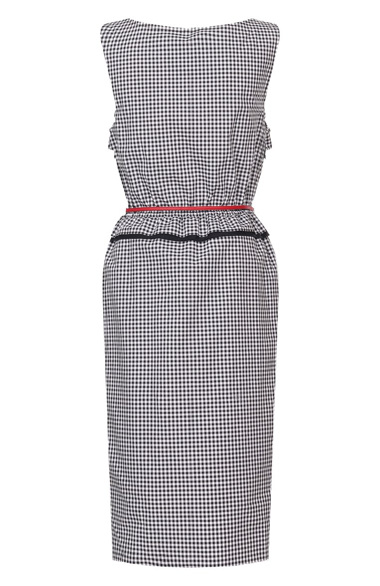 Хлопковое платье MIU MIU, арт. MF3771-2AP2-F0002, фото 2