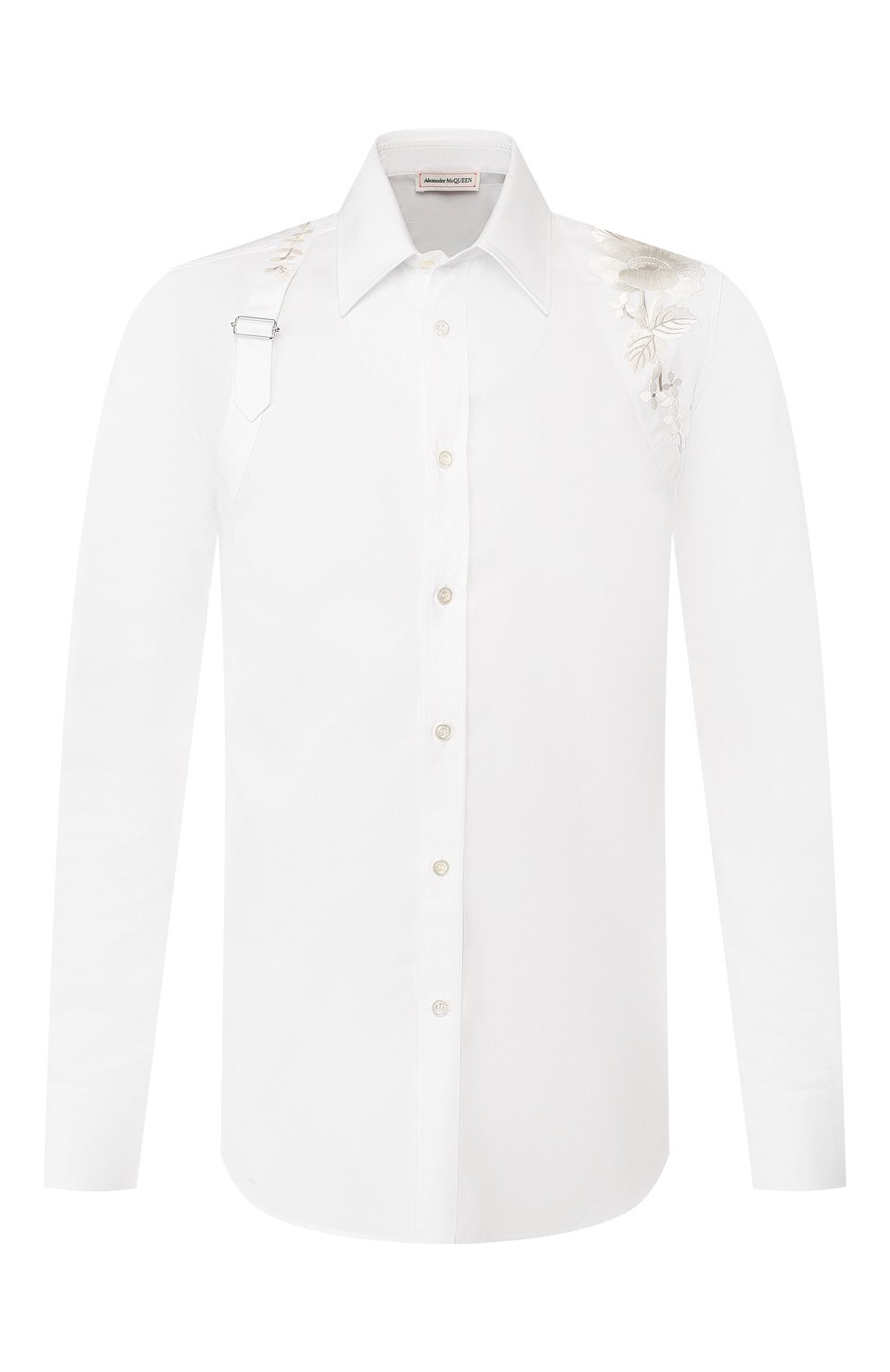 Хлопковая рубашка ALEXANDER MCQUEEN, арт. 595602/Q0N66, фото 1
