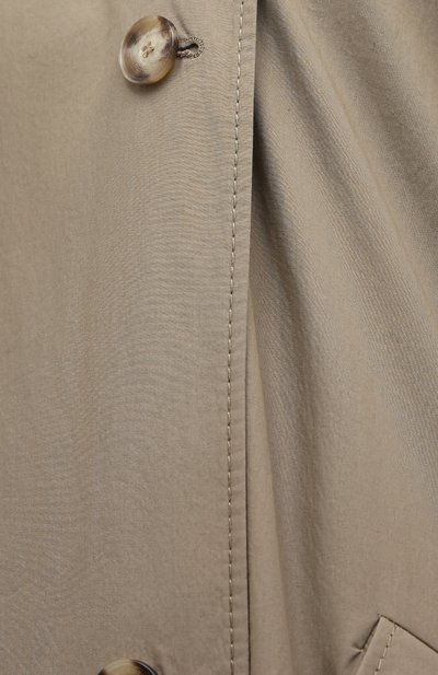 Хлопковый плащ STELLA MCCARTNEY бежевого цвета по цене 146000 руб., арт. 600962/SPA13, фото 5 Хлопковый плащ STELLA MCCARTNEY, арт. 600962/SPA13, фото 5