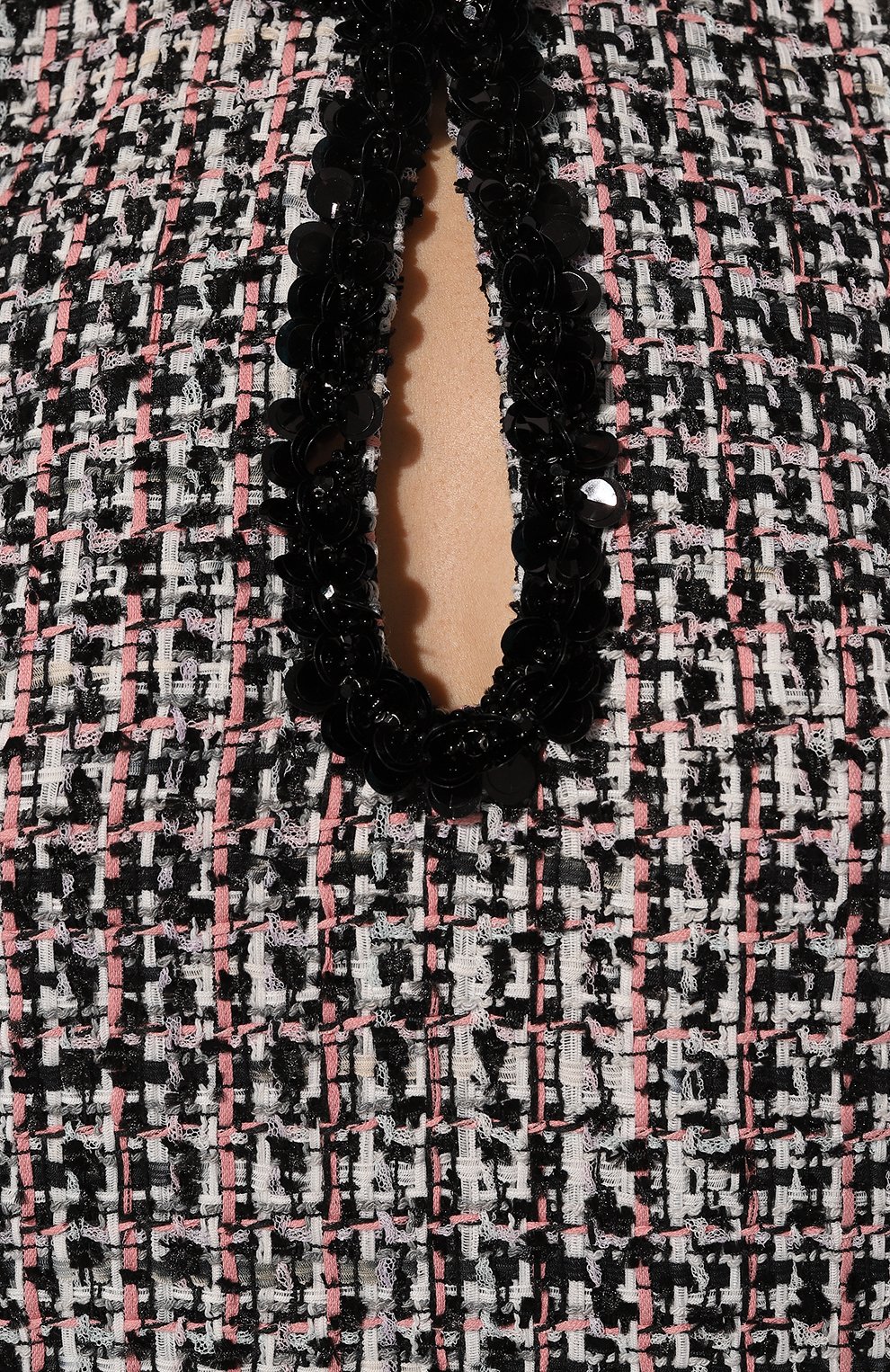 Твидовое платье SELF-PORTRAIT, арт. PF24-173S-B, фото 5