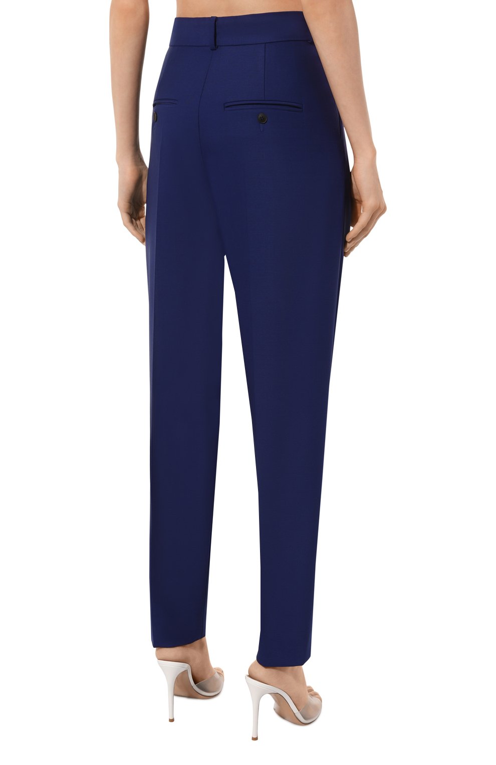 Шерстяные брюки GOOROO синего цвета по цене 49680 руб., арт. P011-3000-444-FW24, фото 4 Шерстяные брюки GOOROO, арт. P011-3000-444-FW24, фото 4