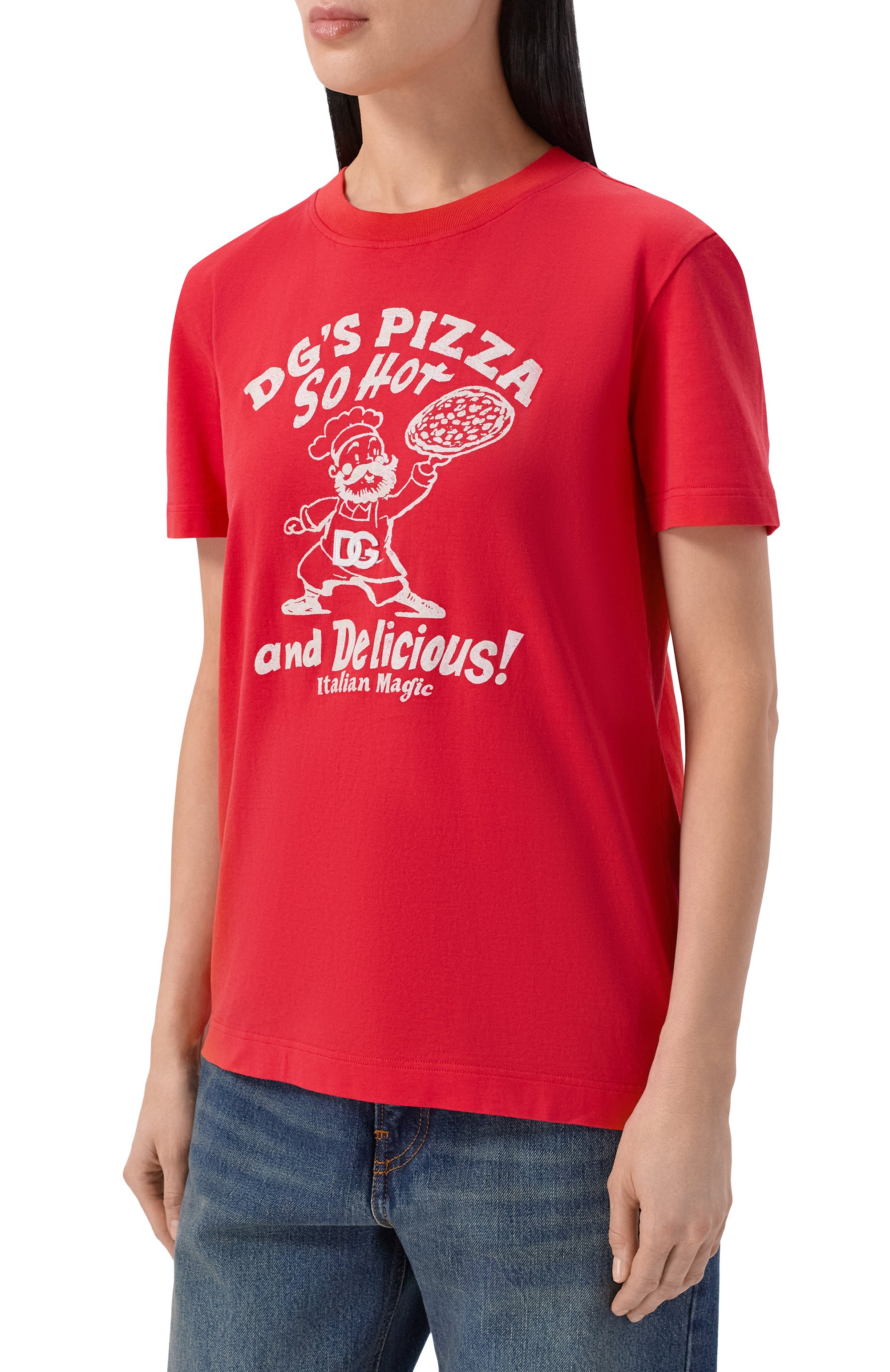 Хлопковая футболка DOLCE & GABBANA, арт. F8V42Z/GDDNF, фото 3