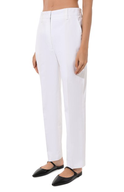 Хлопковые брюки PRADA, арт. P288D-1BMS-F0009-202, фото 3