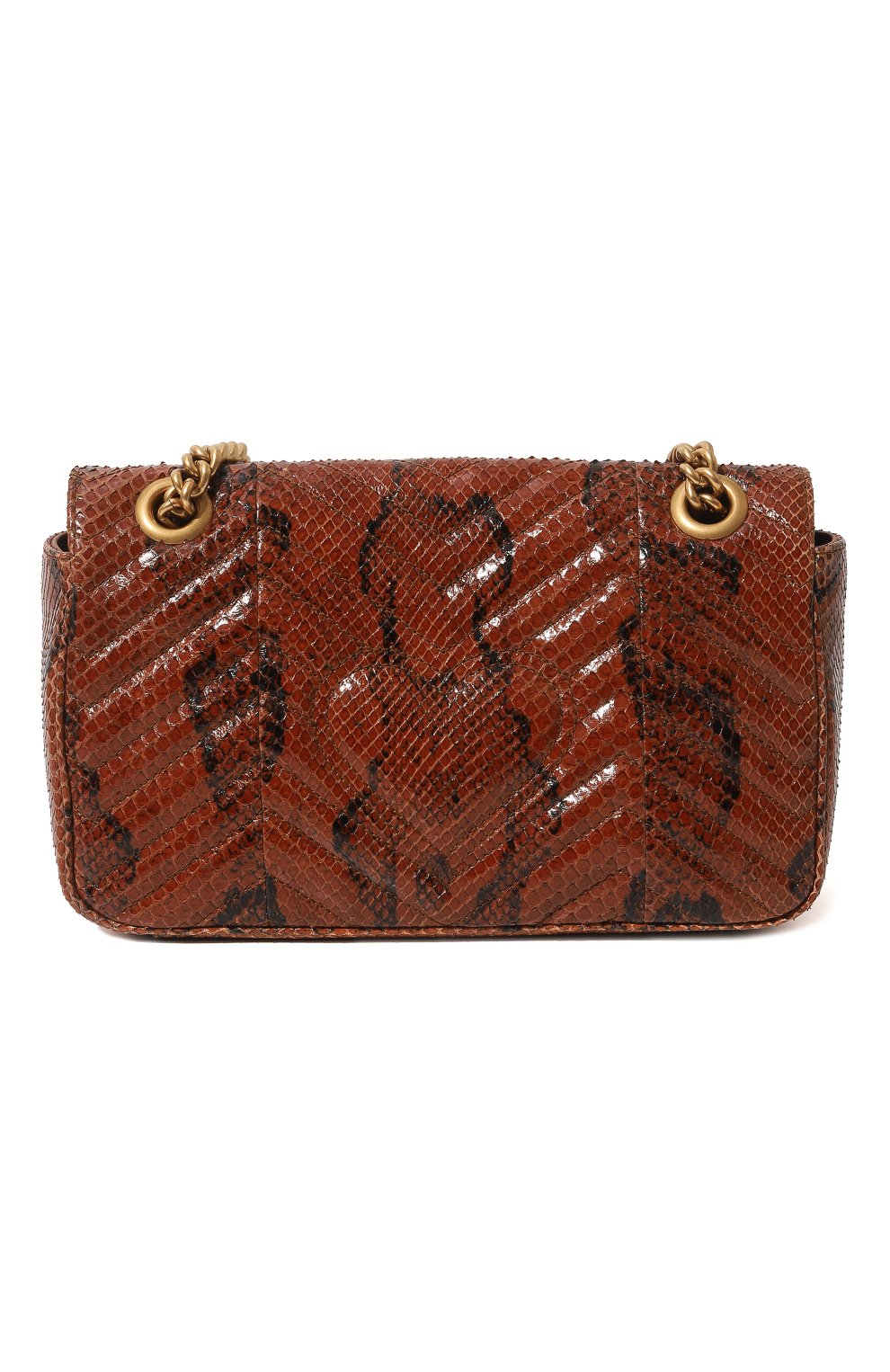 Сумка gg marmont small из кожи питона GUCCI, арт. 443497 LU3NT, фото 6