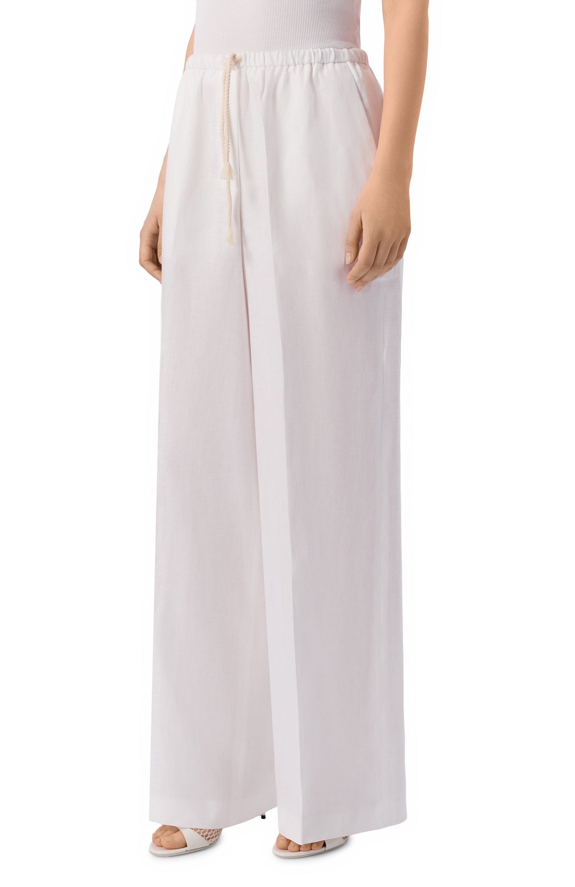 Льняные брюки 12 STOREEZ, арт. 137545, фото 3