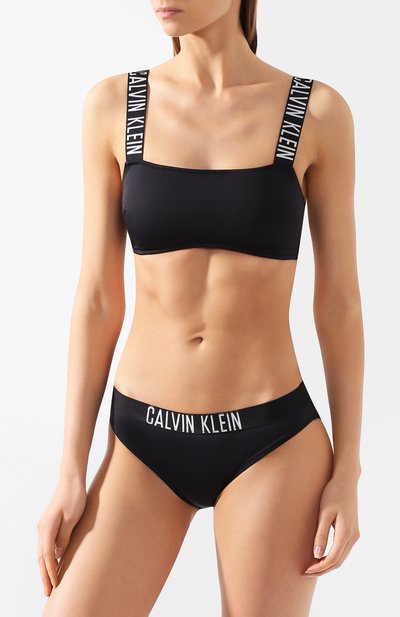Бра-бандо CALVIN KLEIN черного цвета по цене 7510 руб., арт. KW0KW00911, фото 2 Бра-бандо CALVIN KLEIN, арт. KW0KW00911, фото 2