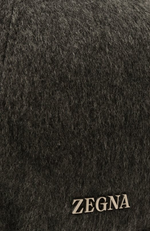 Кашемировая бейсболка Zegna B8D/Z8I09HA8 Серый  B8D/Z8I09HA8 Фото 4